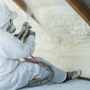 Winterproof maker of buildings Thermal insulation installer